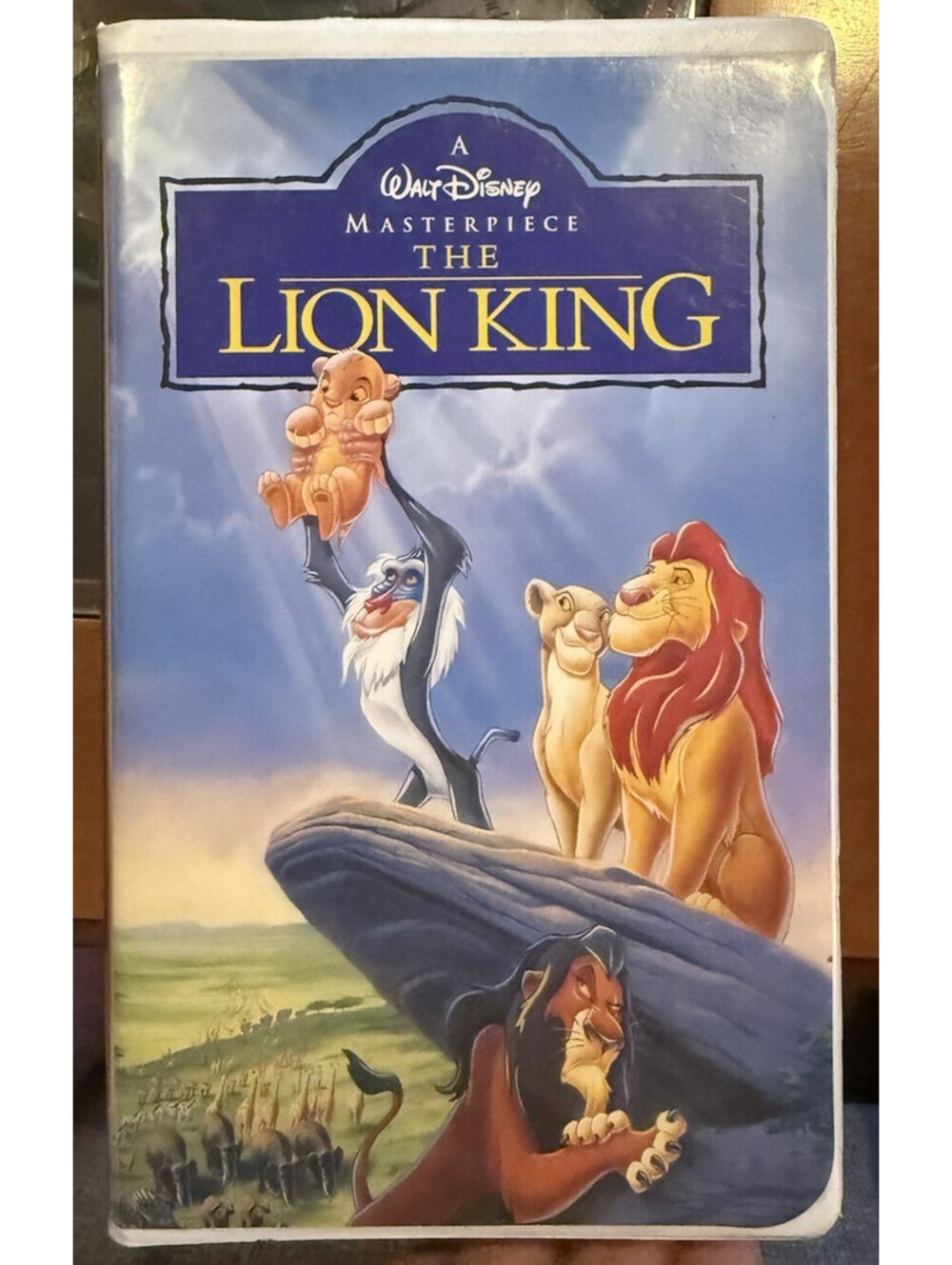 Walt Disney The Lion King VHS NTSC 1994 Masterpiece G English Closed Captioned - Picture 1 of 2